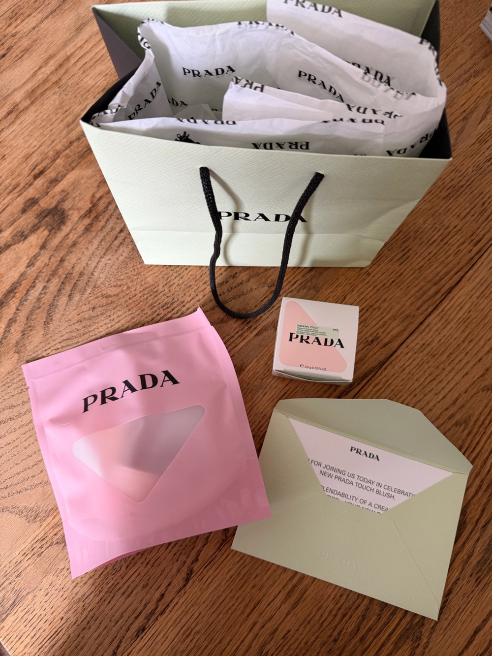 Rare Limited Edition Prada Beauty Event Bundle with Touch Snap Bracelet